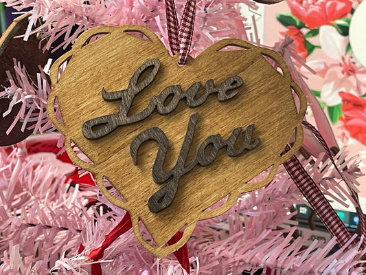 Love you ornament