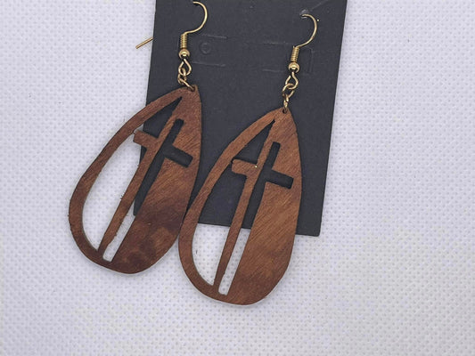 Cross earrings      Style a