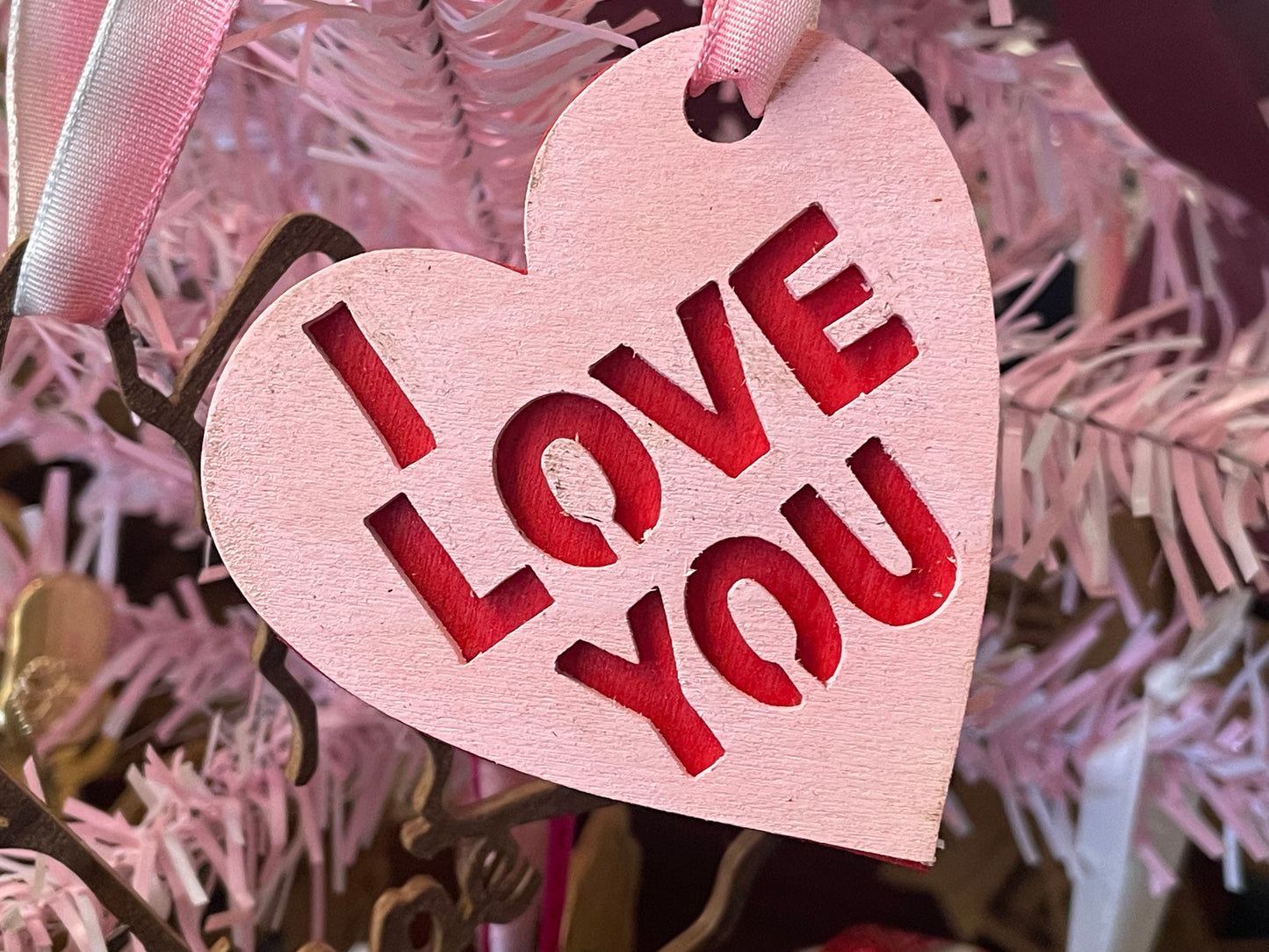 I love you ornament or keychain