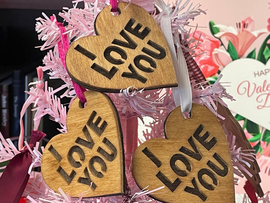 I love you ornament or keychain