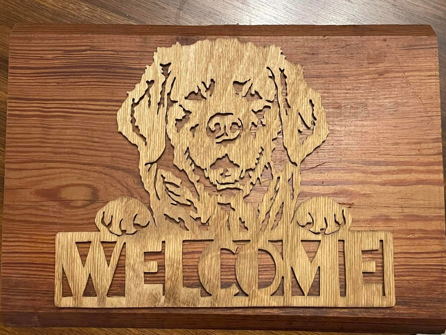 Welcome Retriever Plaque